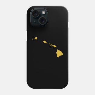 map of hawaii state Phone Case