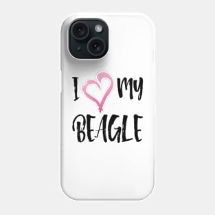 I heart my Beagle! Phone Case