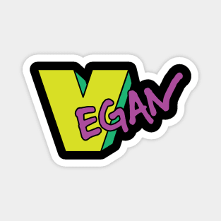 Vegan Logo Music TV Parody Magnet
