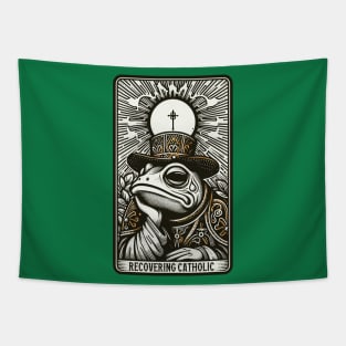 Recovering Catholic // Frog Pope Tapestry