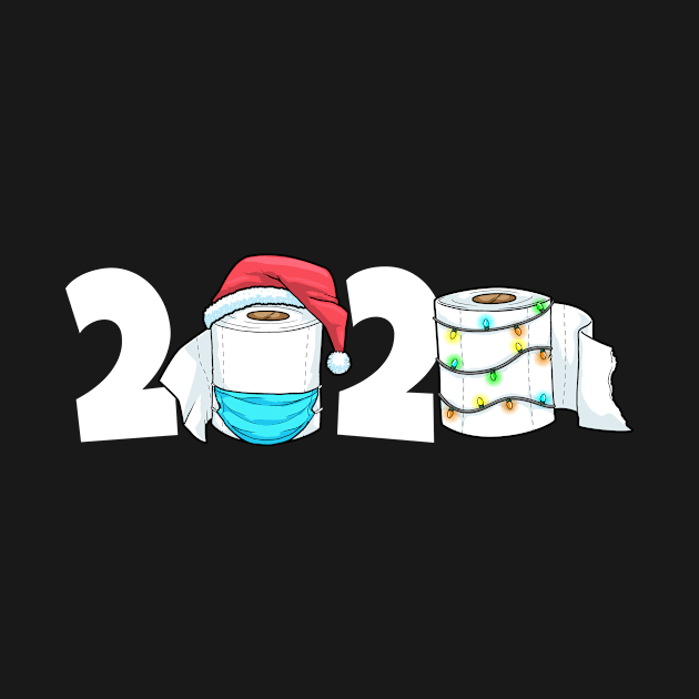 Funny Xmas Quarantine 2020 Toilet Paper Christmas by bigD