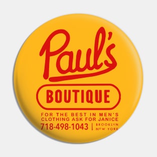 paul's boutique Pin