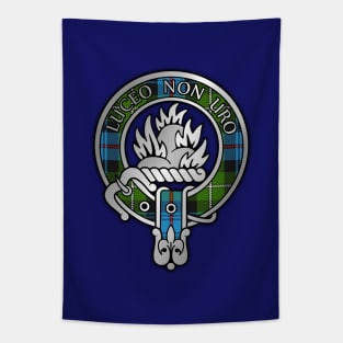 Clan MacKenzie Crest & Tartan Tapestry