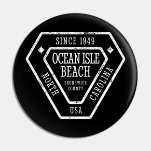 Occean Isle Beach, NC Summertime Vacationing Sign Pin