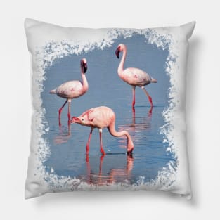 Flamingos in Kenya / Africa Pillow