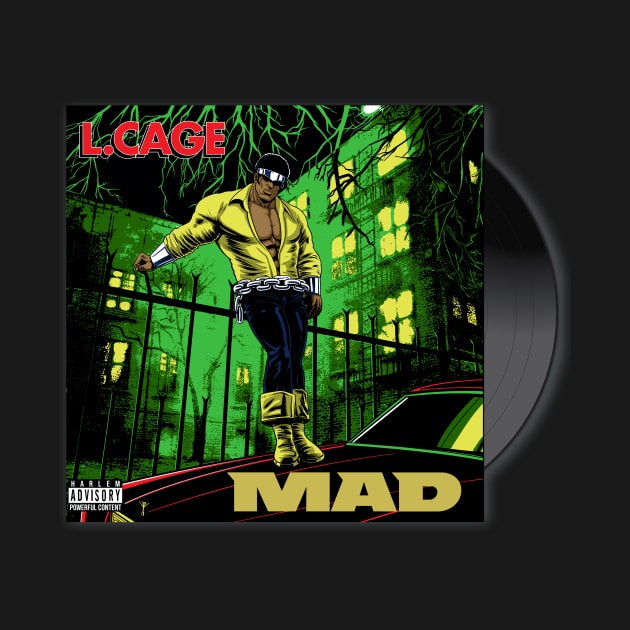 Mad Cage by BlackActionTeesOnDemand