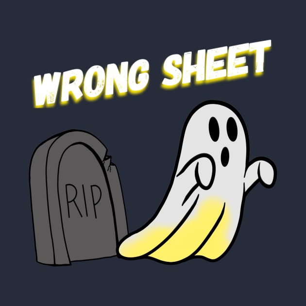 Graveyard Ghost Wrong Sheet - text by DiaperedFancy