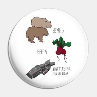 The US Office - Bears, Beets, Battlestar Galactica Pin