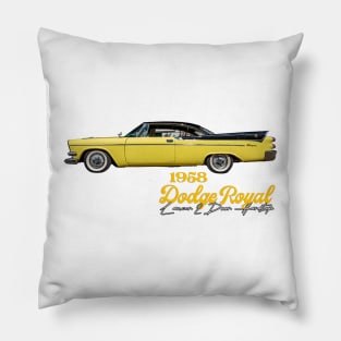 1958 Dodge Royal Lancer 2 Door Hardtop Pillow