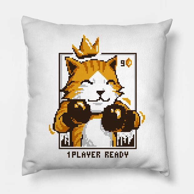 king punch Pillow by spoilerinc