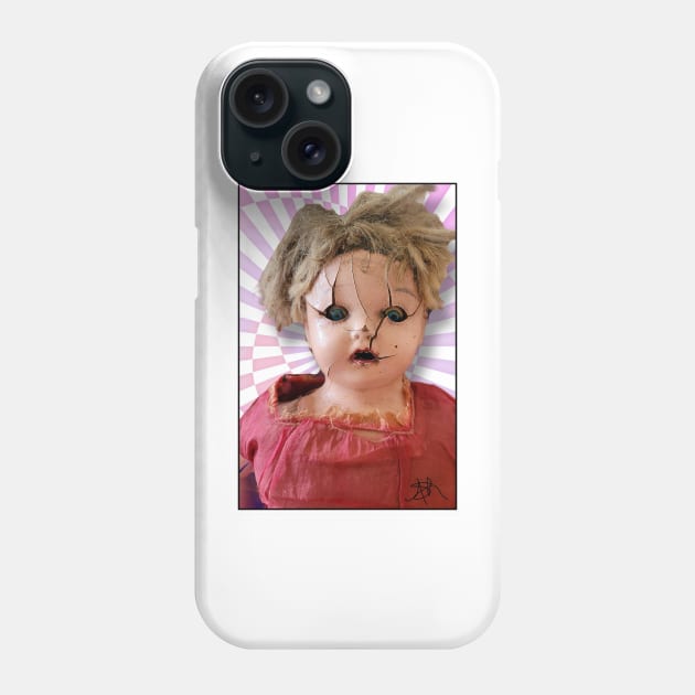 All Cracked Up Creepy Doll Phone Case by ALL ASH