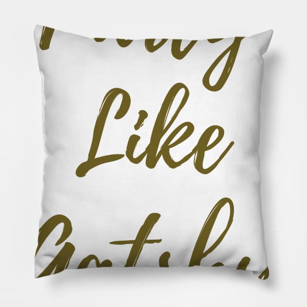 Party Like Gatsby Pillow by ryanmcintire1232