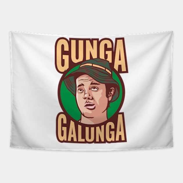 Caddyshack Carl Spackler Gunga Galunga Tapestry by Ahana Hilenz