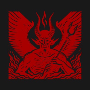 Lino Cut Devil T-Shirt