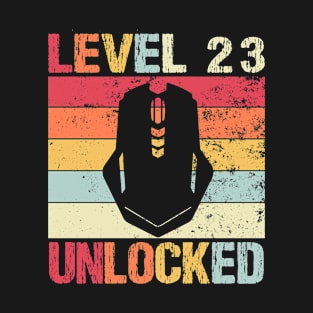 Level 23 Unlocked - 23rd Birthday T-Shirt