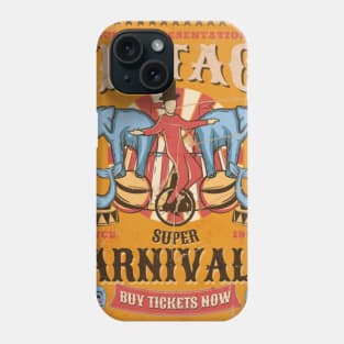 Vintage circus carnivalle retro Phone Case