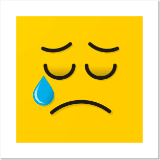 Cursed Emoji Crying Posters for Sale