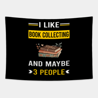 3 People Book Collecting Books Bibliophile Tapestry