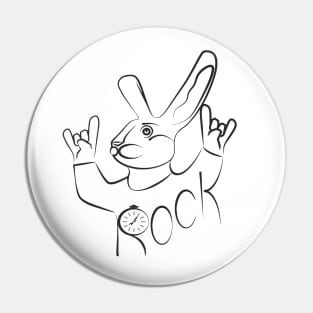 Rock Rabbit Pin