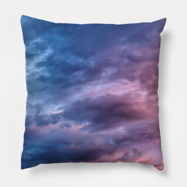 Cloudy Sky View Pillow by gronly