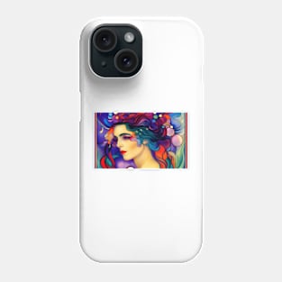 Surrounded by colors and shapes Phone Case