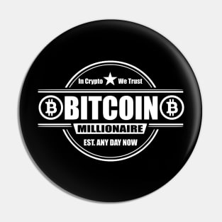 Crypto Bitcoin Millionaire Pin