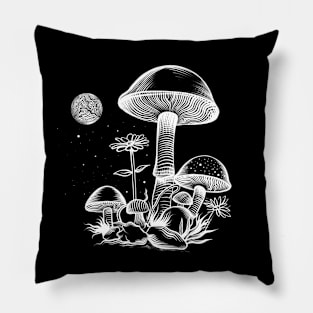 Happy Mushrooms Pillow