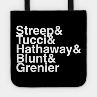 Devil Wears Prada Helvetica List Tote