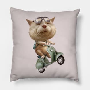 RUNAWAY CAT Pillow