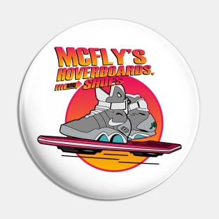 Marty McFly Hoverboards and Shoes Pin