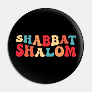 Shabbat Shalom Pin