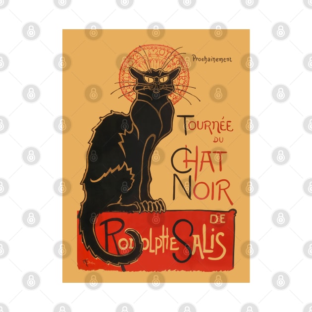 Le Chat Noir (The Black Cat) Vintage Poster by Antiquated Art