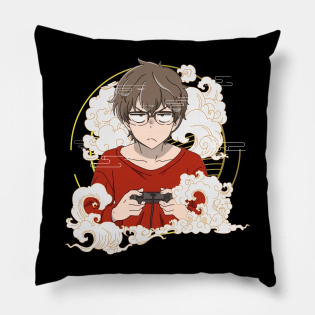 Naoto Hachiouji Don't Toy With Me, Miss Nagatoro Pillow by AssoDesign