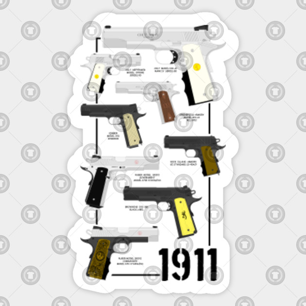 1911 Sizes Chart