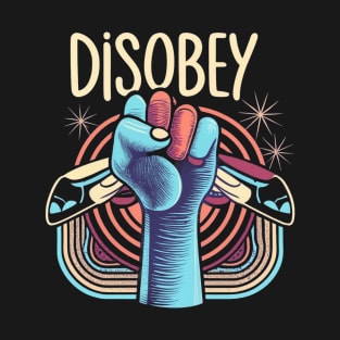 Disobey Vintage style T-Shirt