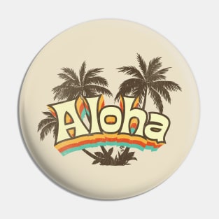 Aloha Palm Trees Pin