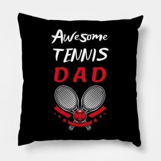 US Open Tennis Dad Racket and Ball Pillow