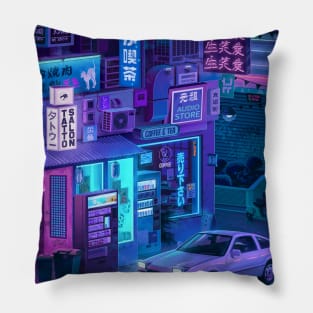 Tokyo Night Pillow
