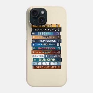 Christopher Nolan Cassete Movie Retro Phone Case