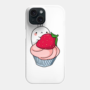 Strawberry cupcake Phone Case