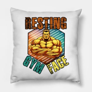 Resting Gym Face Pillow