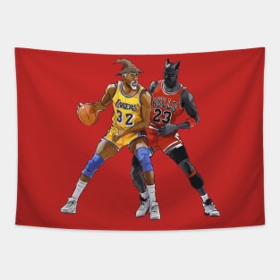 BASKETBALLART - DONT TUCH MY BALL Tapestry