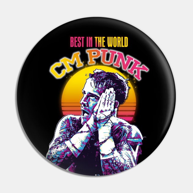 BEST In the World CM Punk WWE Pin by Suga Collection