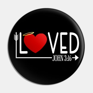 Inspirational Loved Bible Verse Valentine's Day Quote Pin