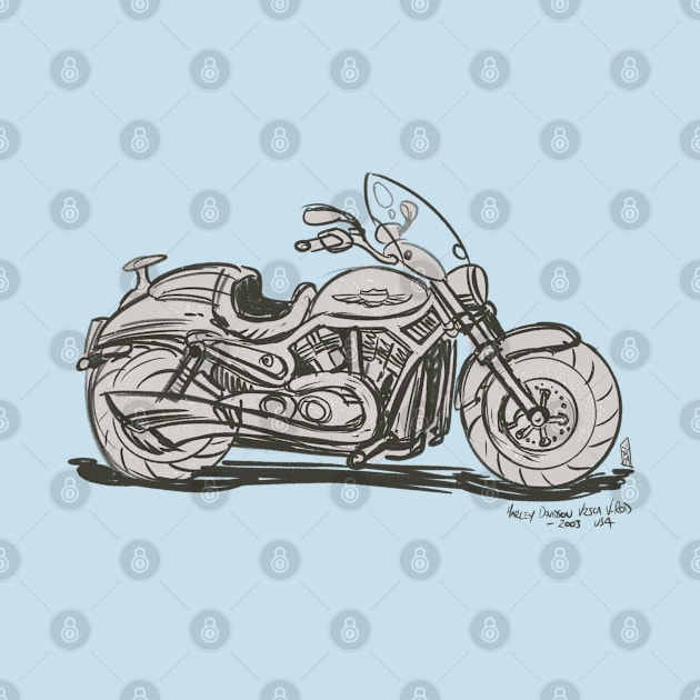 Motorcycle Sketch 1 by Mason Comics