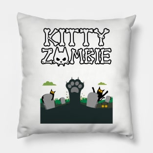 Kitty Zombie Pillow