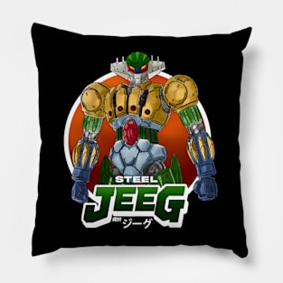 steel jeeg Pillow