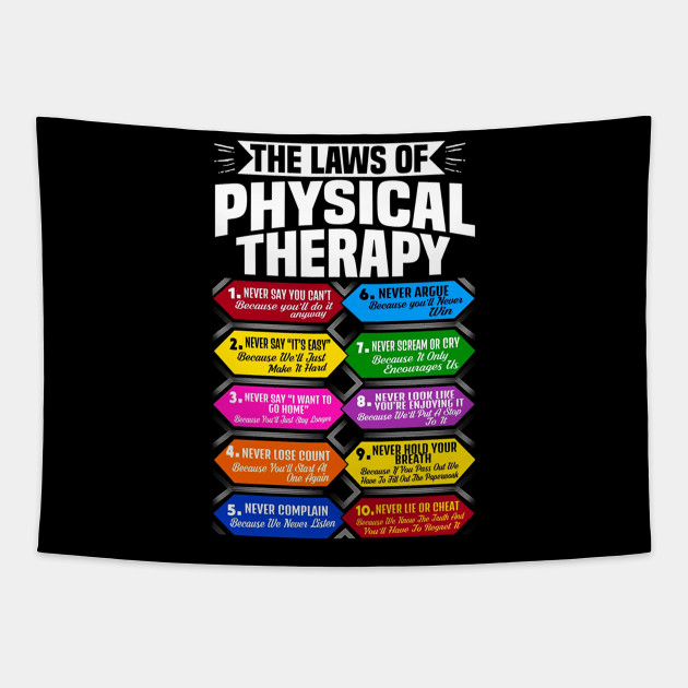 The Laws Of Physical Therapy Awesome Therapist Gift