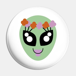 Alien girl Pin