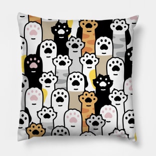 Cat Paws Pattern Pillow